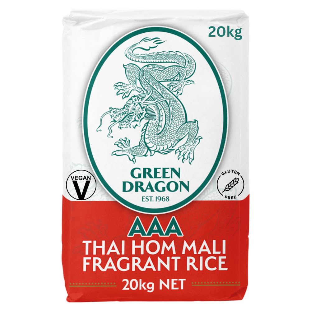 Green Dragon Thai Fragrant Jasmine Rice 20KG