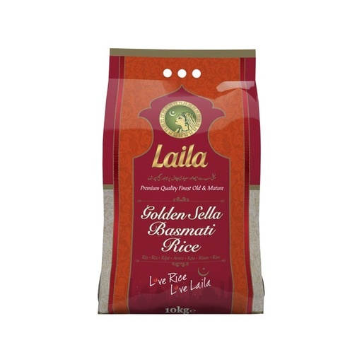 Laila Basmati Reis 5 Kg Golden Sella Parboiled Reis Premium
