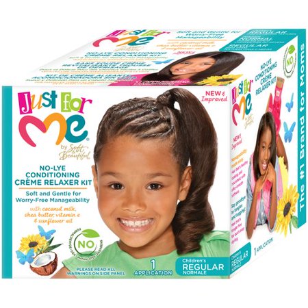 Just for Me No-lye Regular Conditioning Creme Relaxer Kit