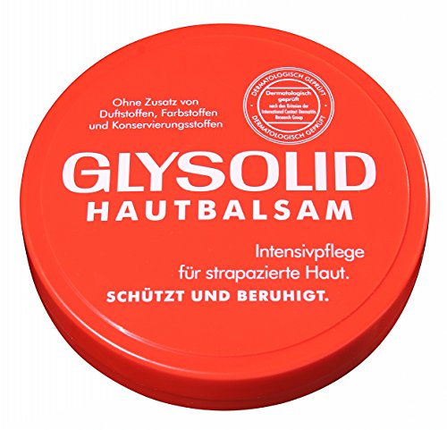 Glysolid Glycerin Skin Cream - Thick, Smooth, and Silky - Trusted Formula for Hands, Feet and Body 3.38 Fl Oz (100ml Jar) - 6pack