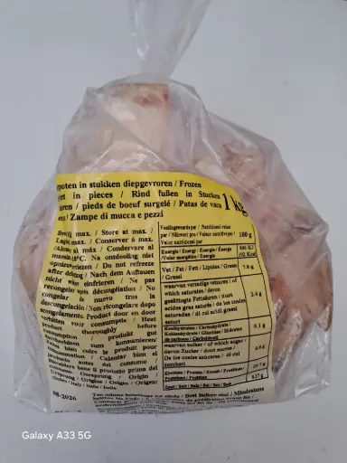 Runderpoten in stukken 1kg