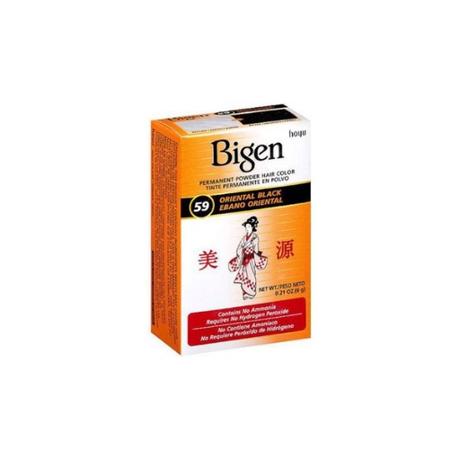 Bigen Powder Hair Color #59 Oriental Black